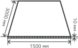 Лист нержавеющий  10х1500х3000 мм.  AISI310S (10Х23Н18) горячекатаный,  матовый